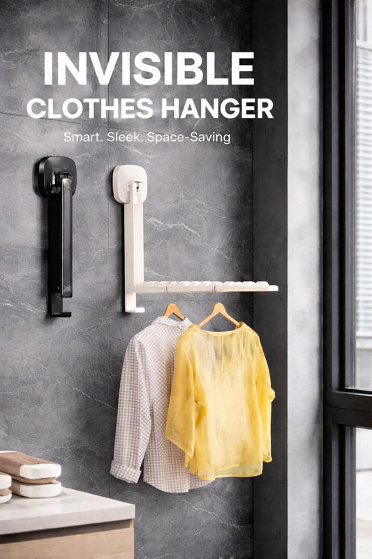 Invisible Folding Clothes Hanger