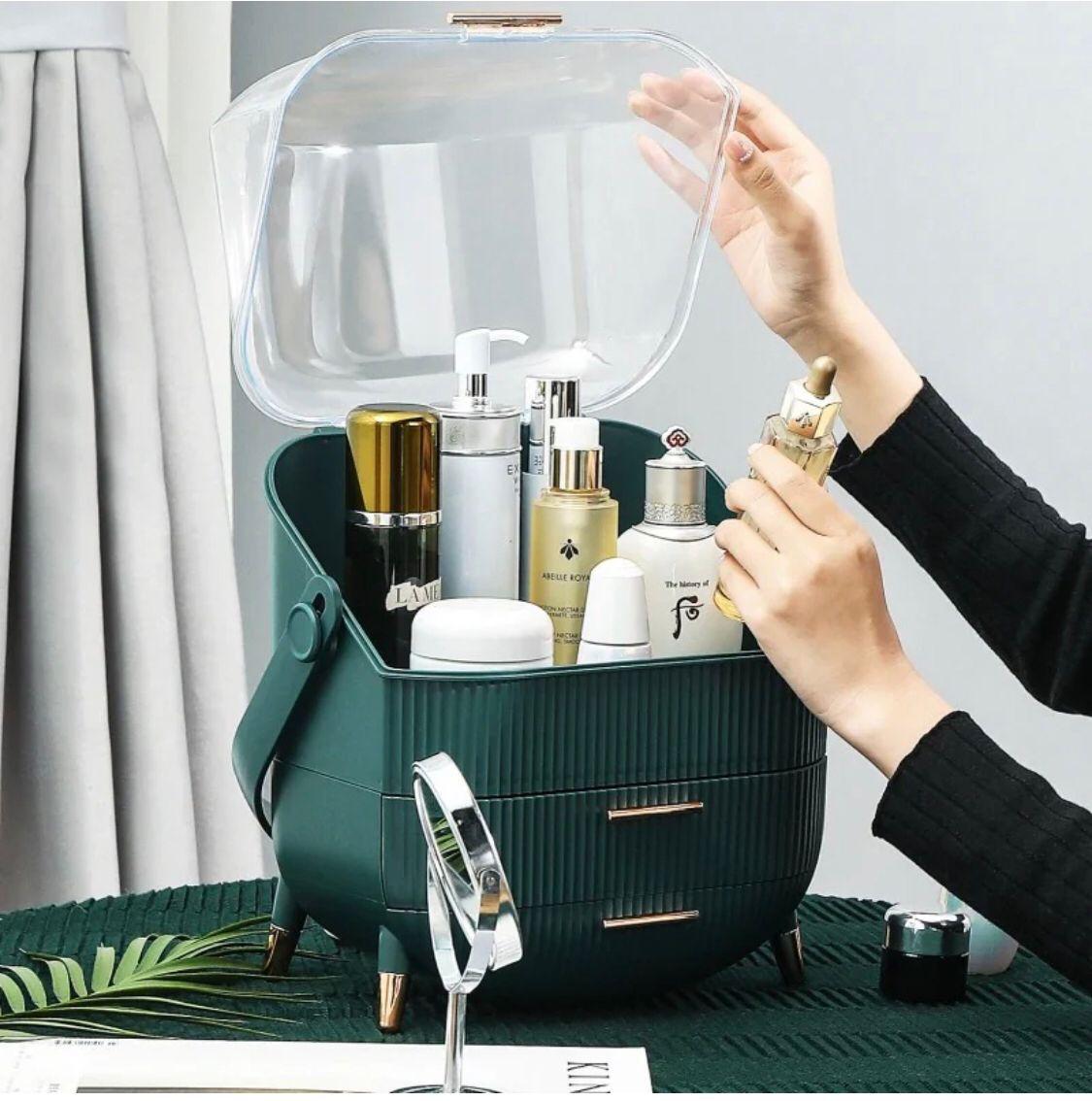 Luxury Dust-Proof Makeup Organizer